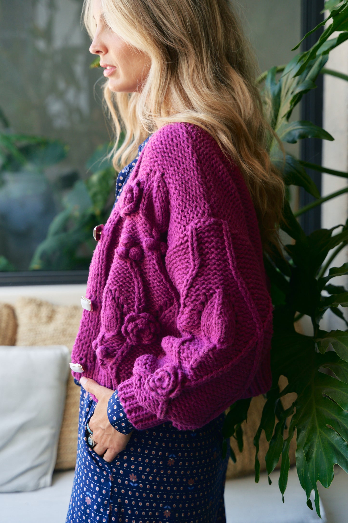 Burgundy Cozy Knit
