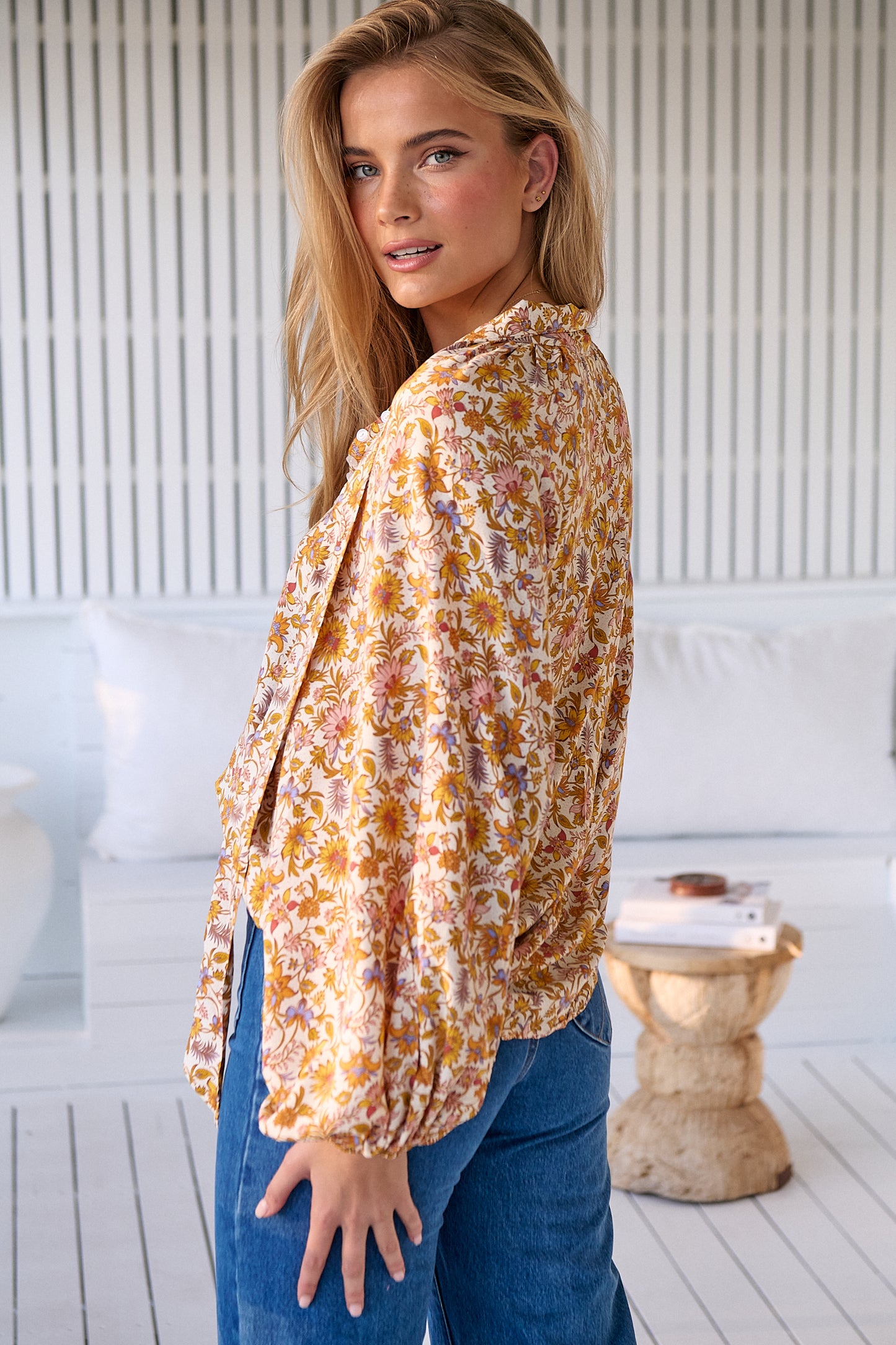 Solara Print Imogen Blouse