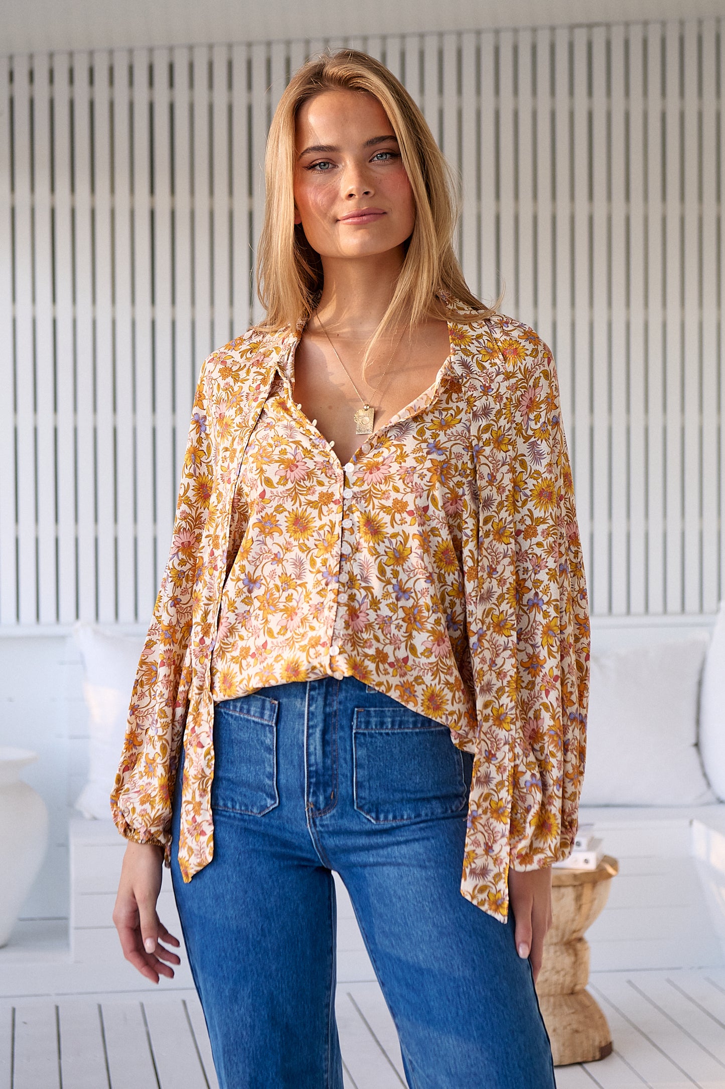 Solara Print Imogen Blouse