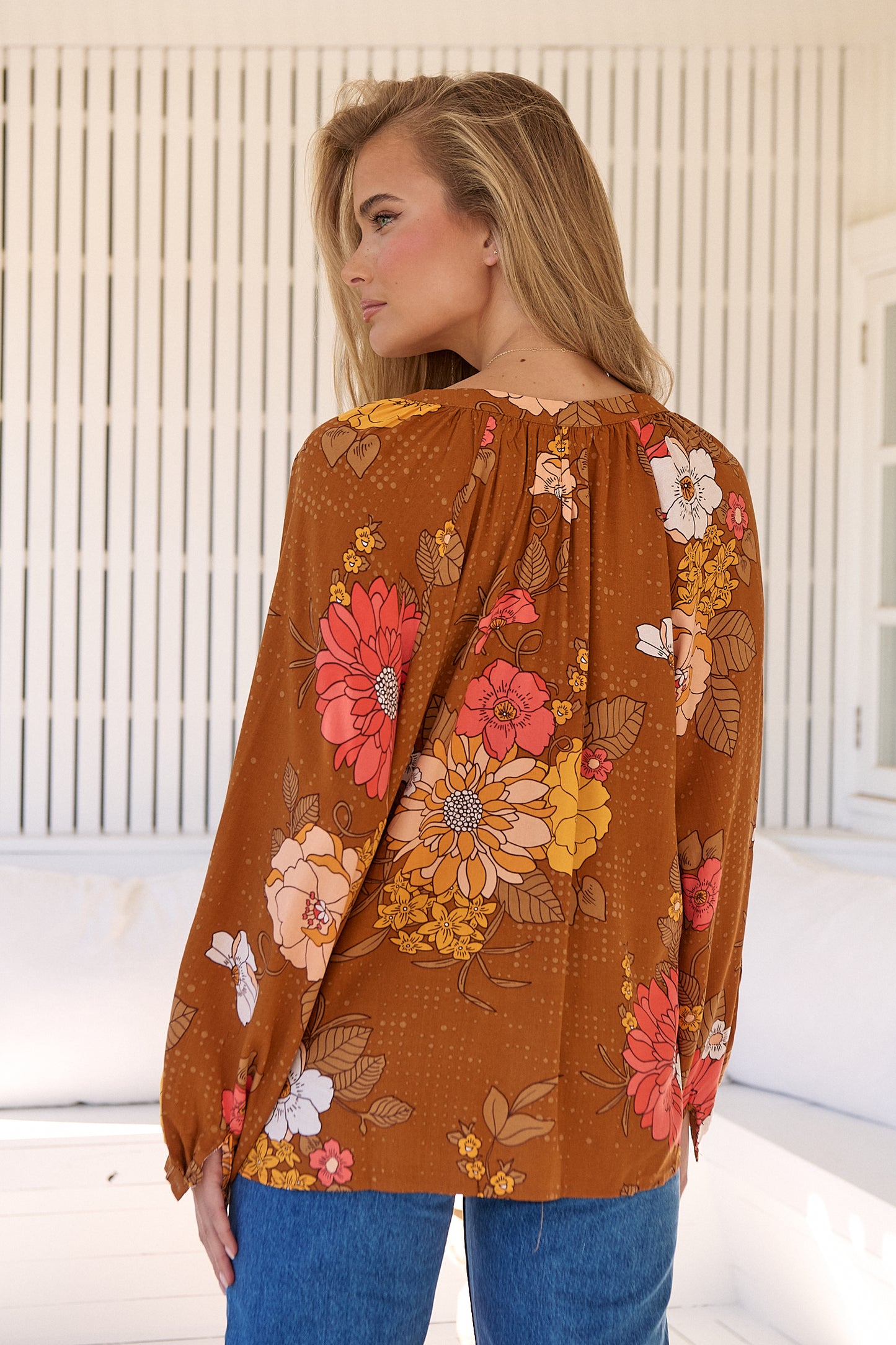 Natalia Print Lottie Blouse