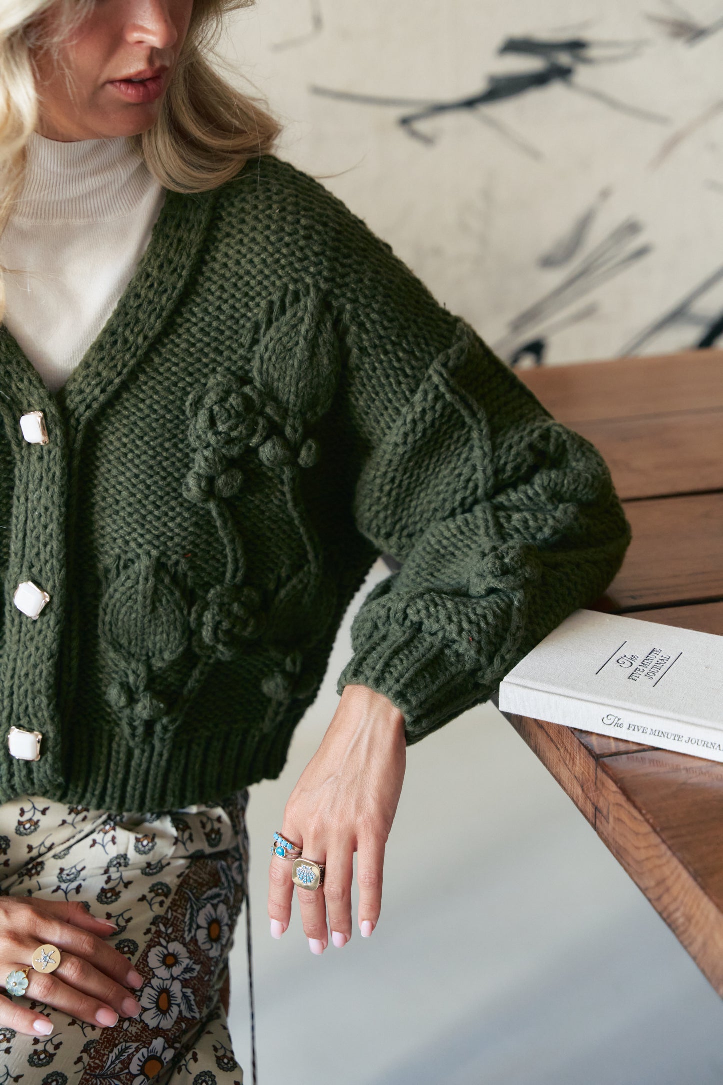 Green Cozy Knit