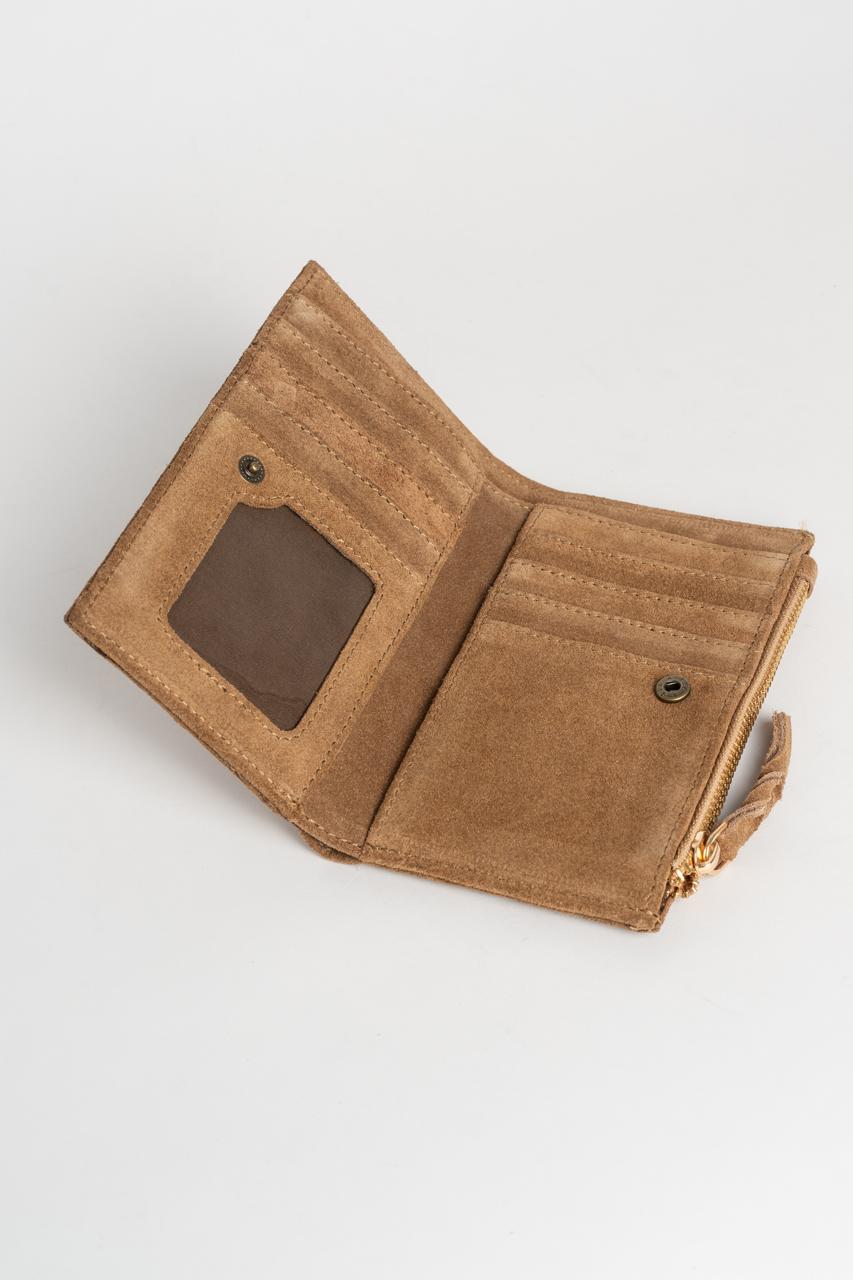 Cartera De Estrellas Beige