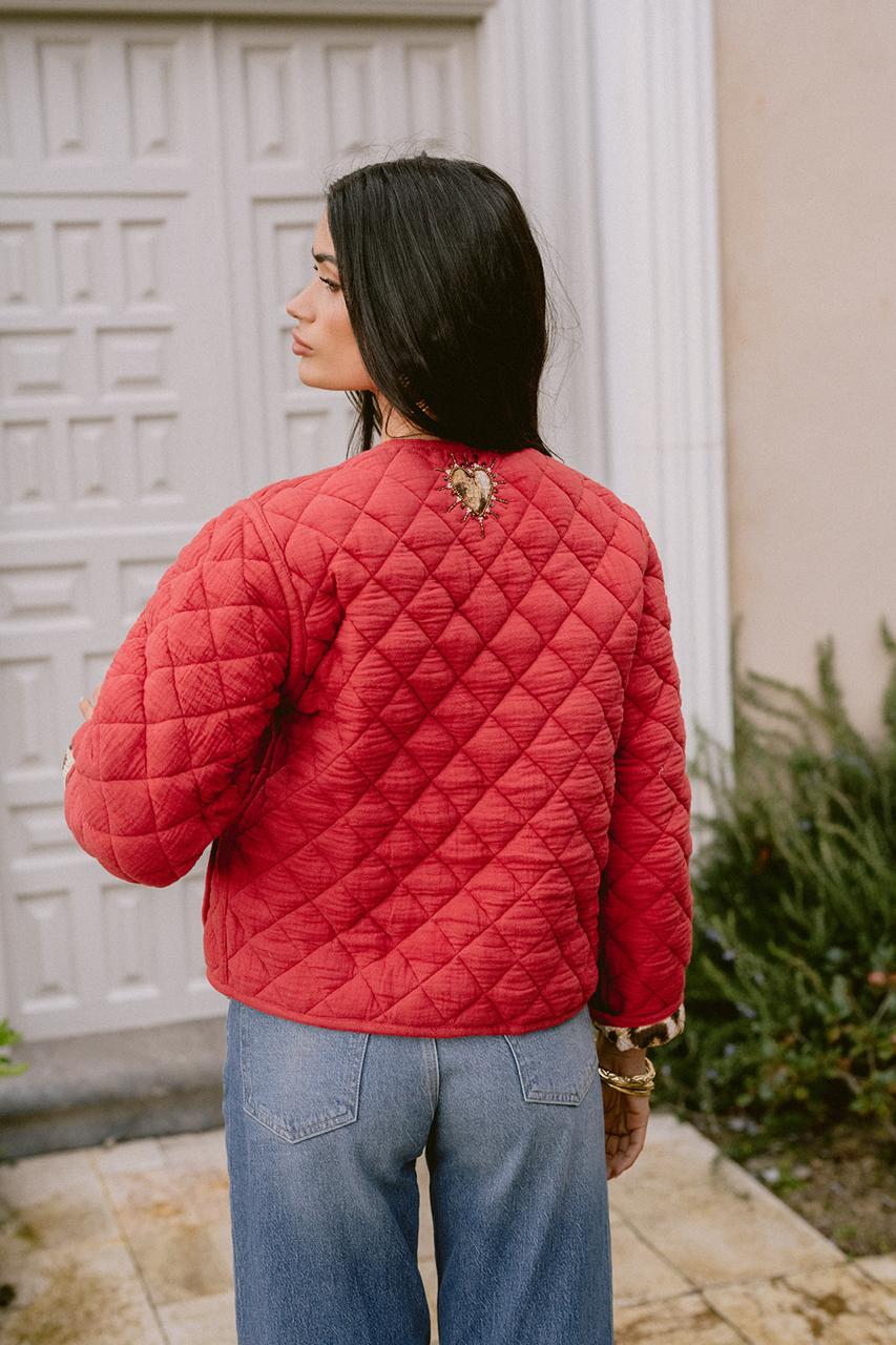 Wild Essence Chaqueta Reversible Roja