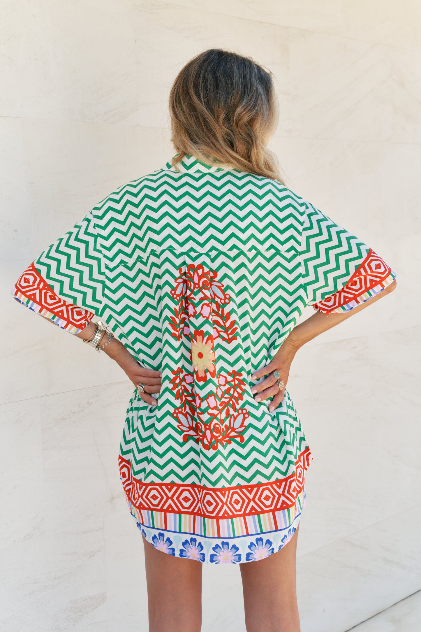 Ziggy Za Print Shorts Set