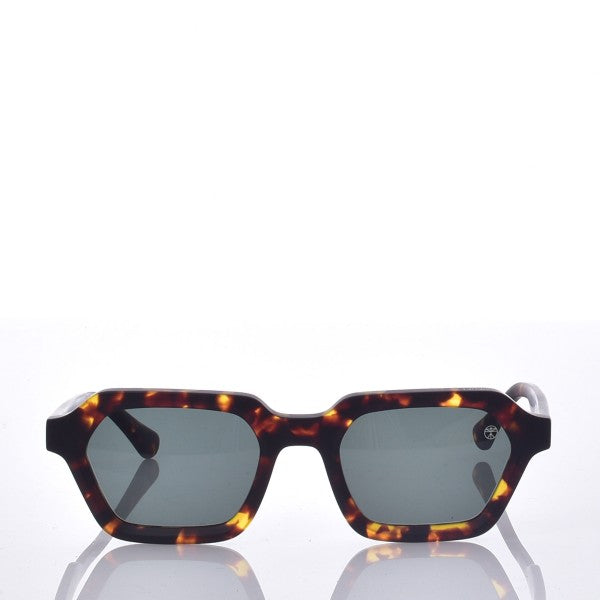 Morfi-Artemis Matte Tortoise with Green Lenses