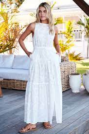 Mylah Maxi White Wild Flower Print