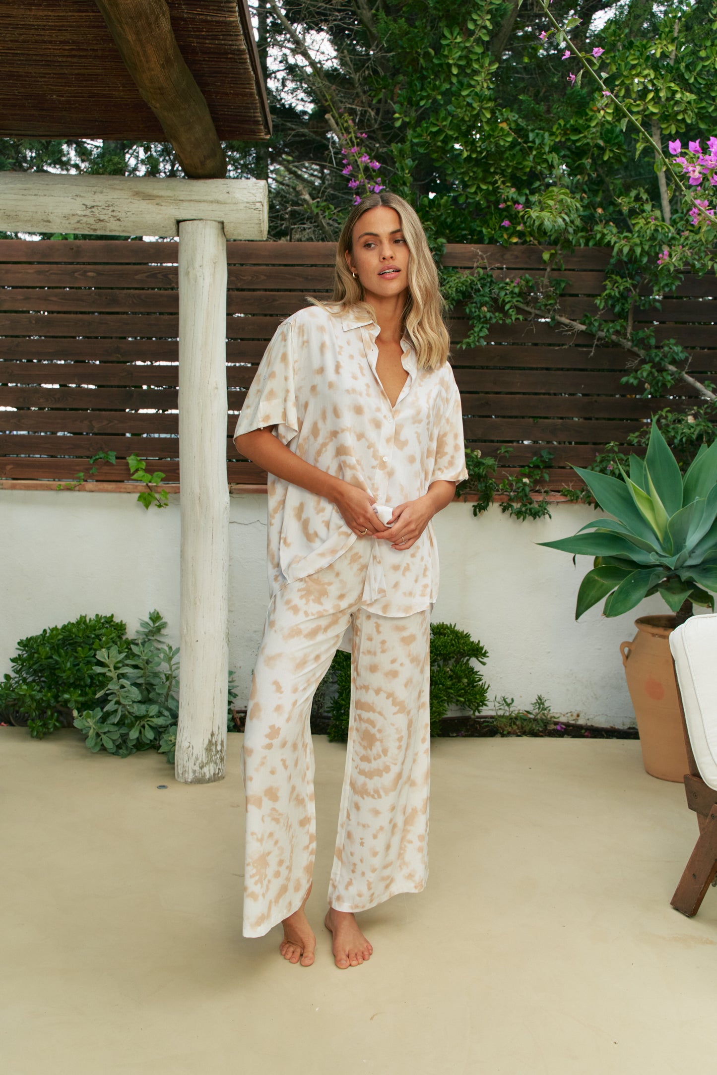 Desert Dreamer Print Pants and Blouse Set