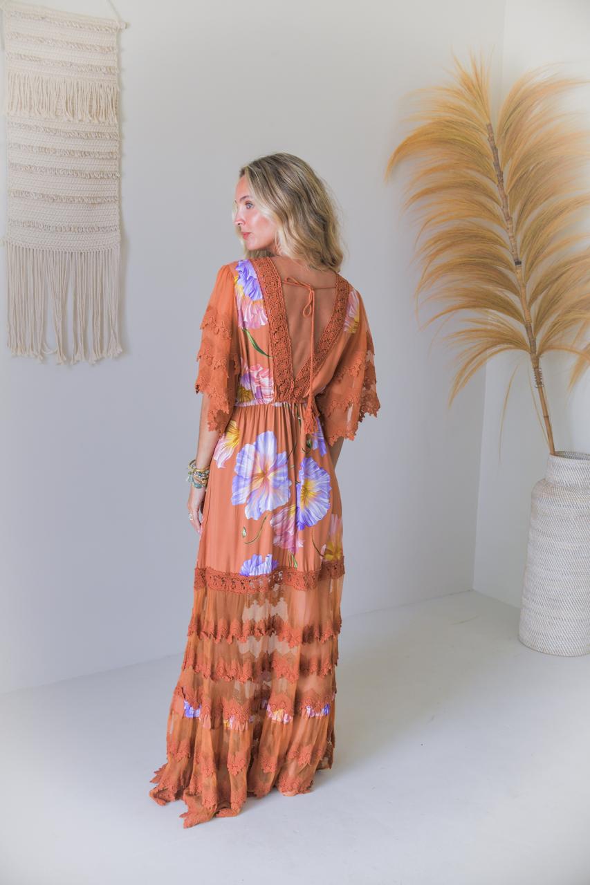 Serendipity Bungalow Floral Dress Maxi